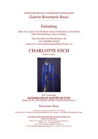 Einladungskarte zur Kabninettausstellung