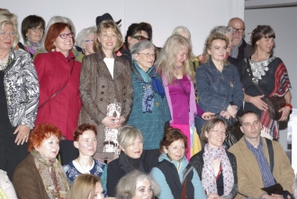 Gruppenbild während der Vernissage