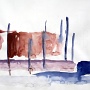 Bodensee VI<br />Aquarell auf Papier 2010<br />42 x 59 cm